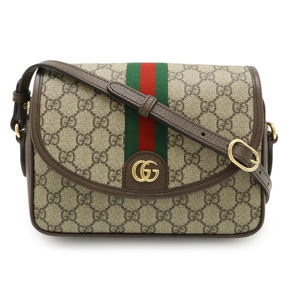 GUCCI Brown Shoulder Bag - Picture 1 of 10